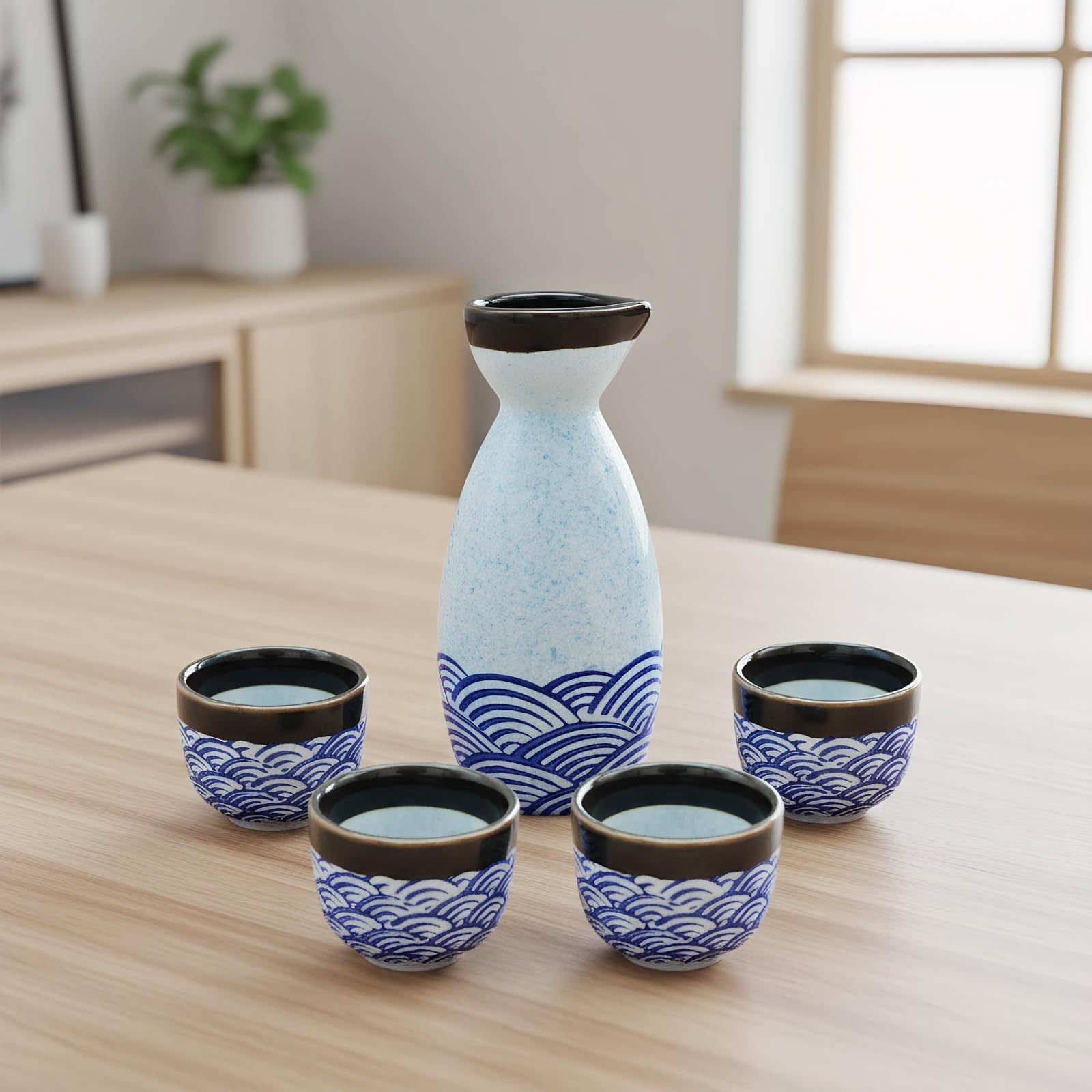 KeQiu gift-ready sake set makes a thoughtful present.