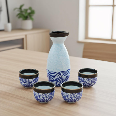 KeQiu gift-ready sake set makes a thoughtful present.