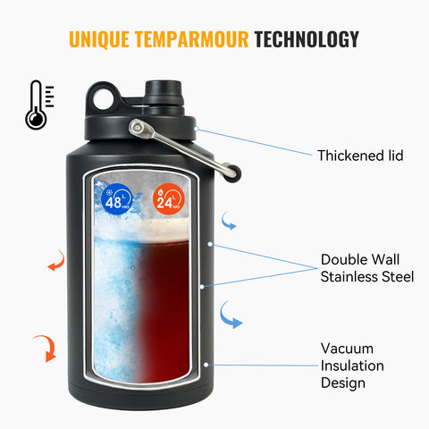 Kerilyn BPA-free 18/8 stainless steel bottle for durable, safe hydration.