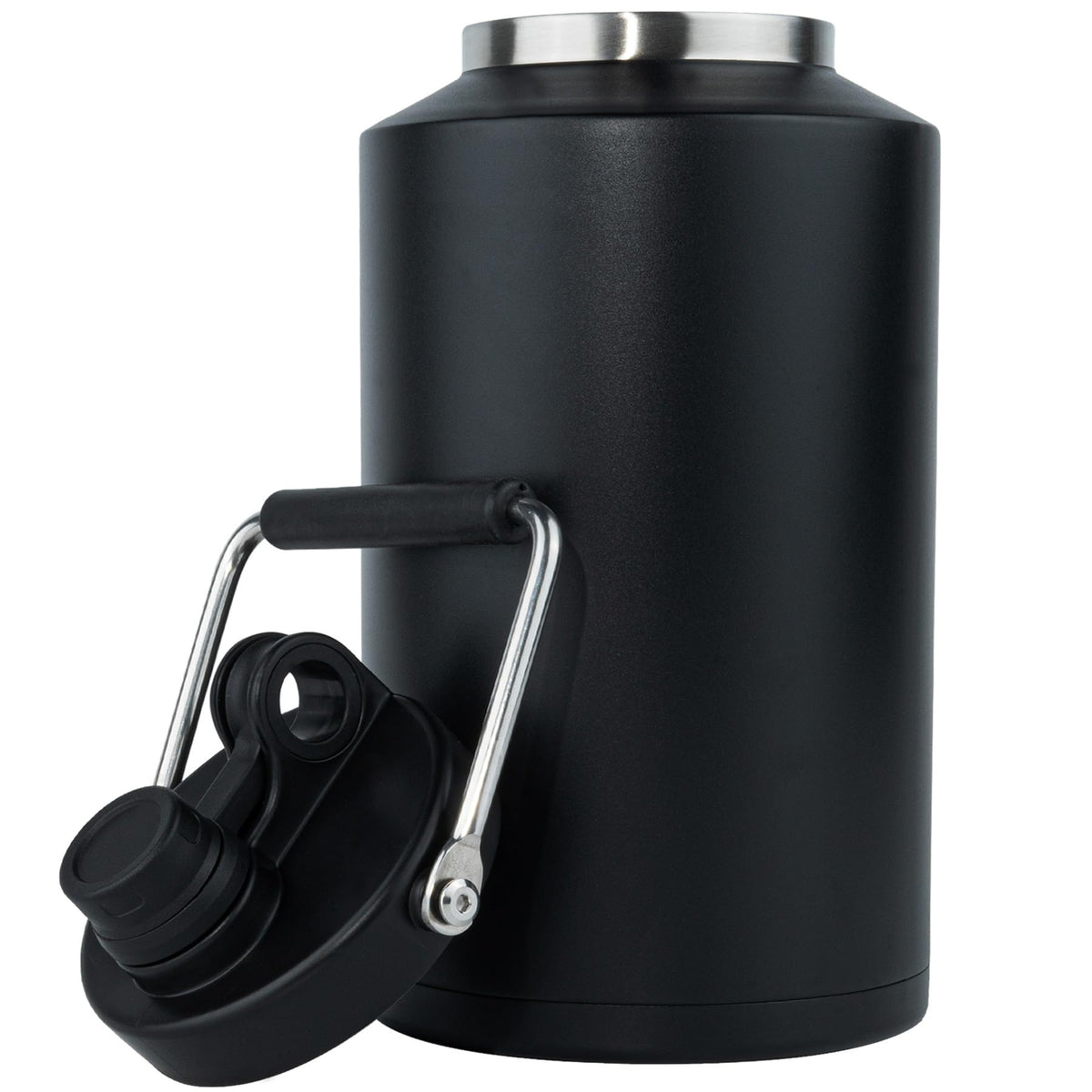Kerilyn insulated gallon jug with handle keeps drinks cold during outdoor adventures.