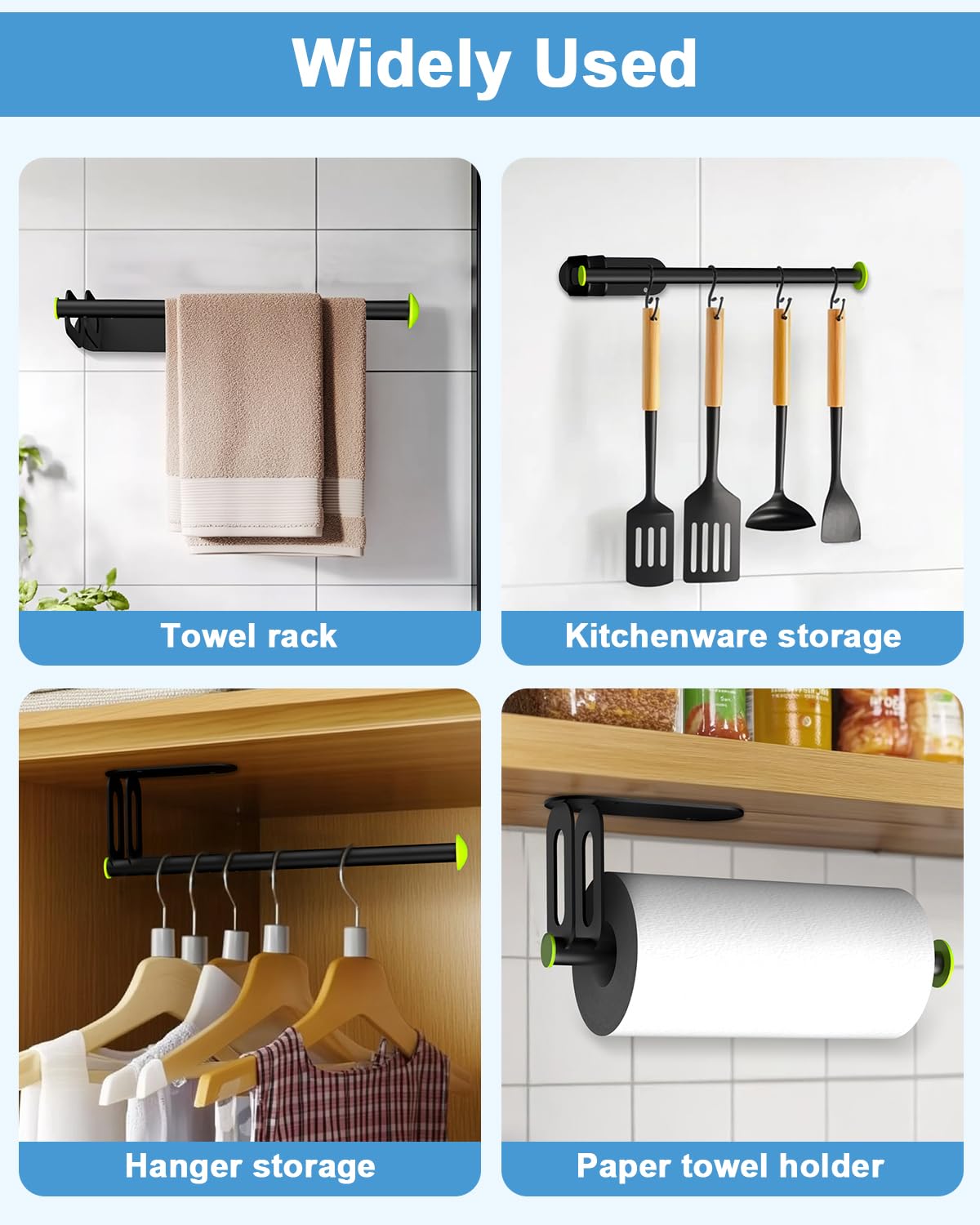 Kerisgo sturdy metal construction supports large paper rolls.
