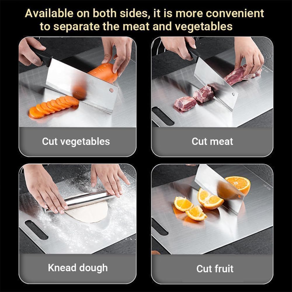 Kesefunm titanium cutting board edge detail shows smooth surface