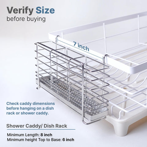 KESOL compact utensil holder fits narrow spaces at 2in width