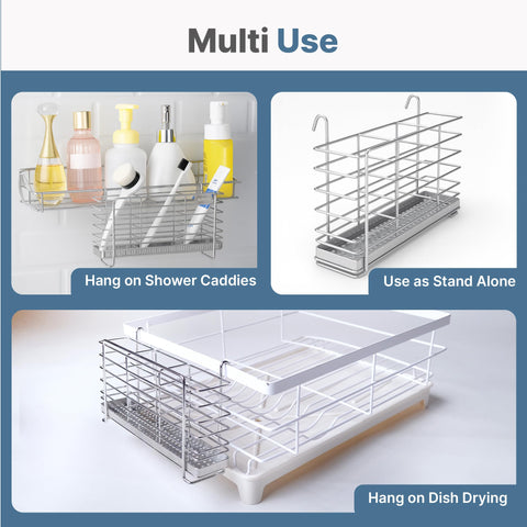 KESOL silverware organizer with three compartments neatly separates flatware