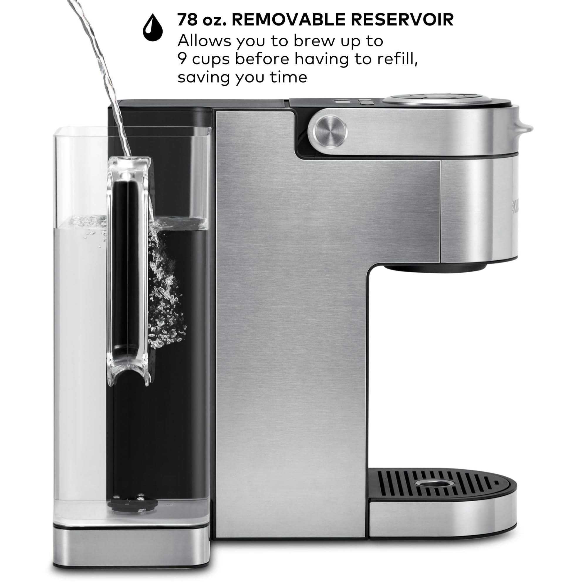 Keurig K-Supreme Plus diseño en acero y pantalla digital