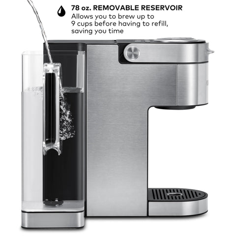 Keurig K-Supreme Plus diseño en acero y pantalla digital
