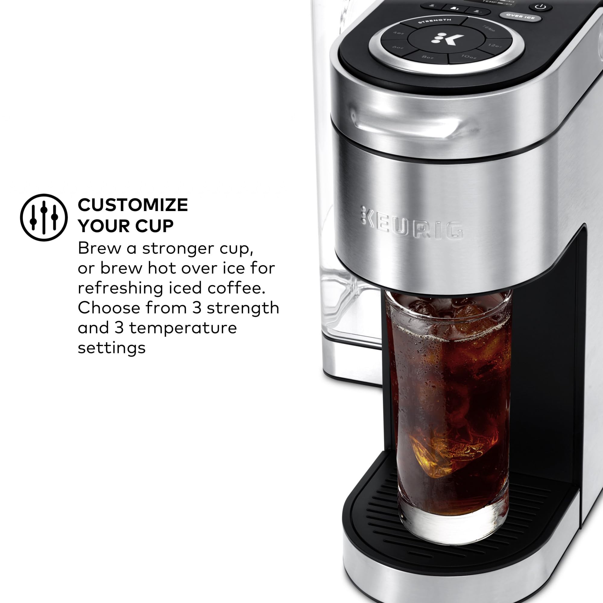 Keurig K-Supreme Plus con reservorio removible de 78 onzas para más café