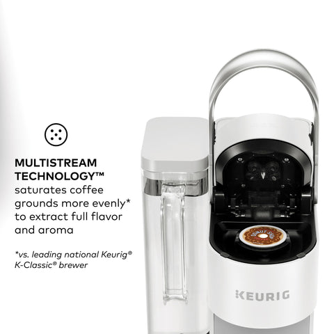 Keurig K-Supreme SMART 66oz removable reservoir for large batches.