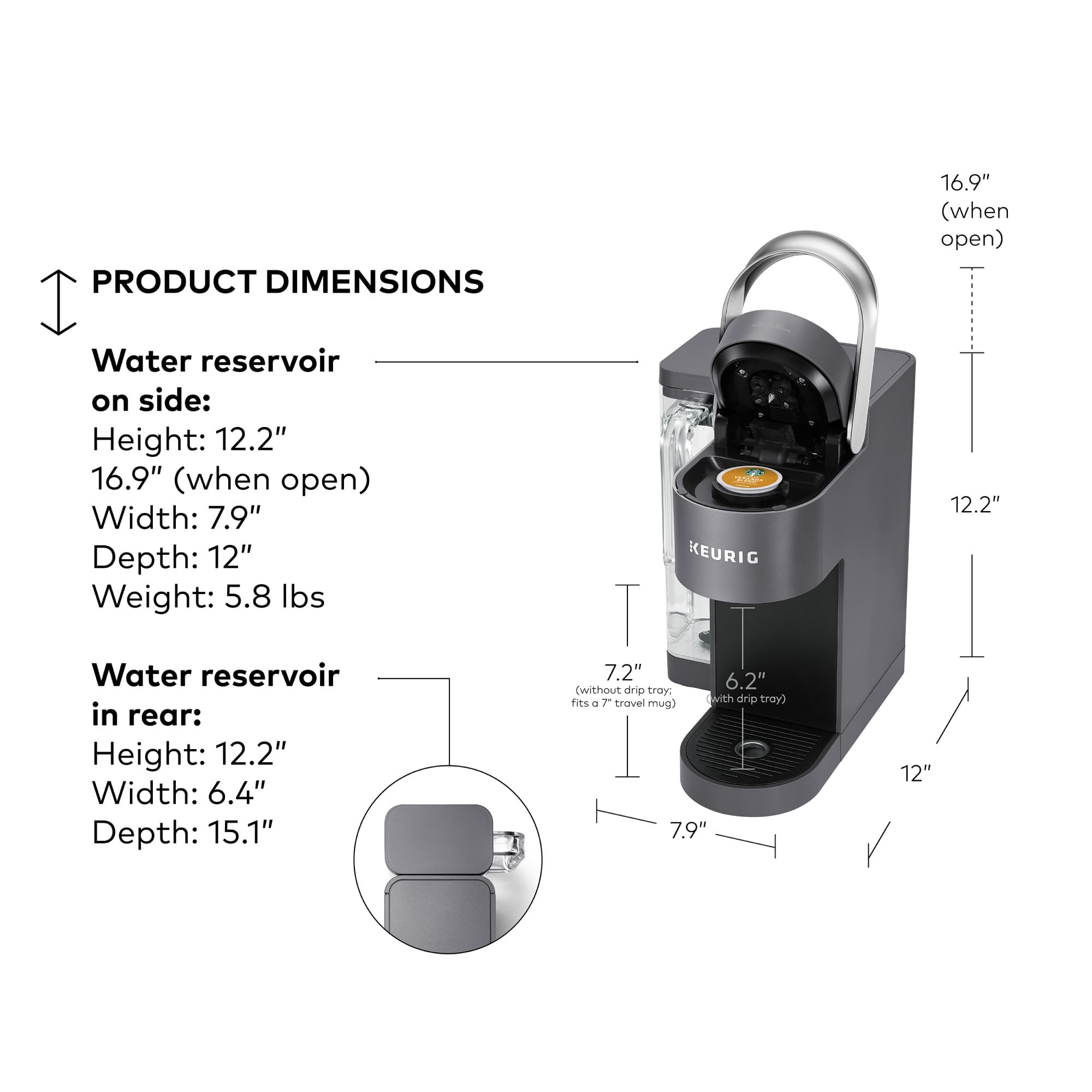 Keurig Multistream technology for fuller flavor extraction.