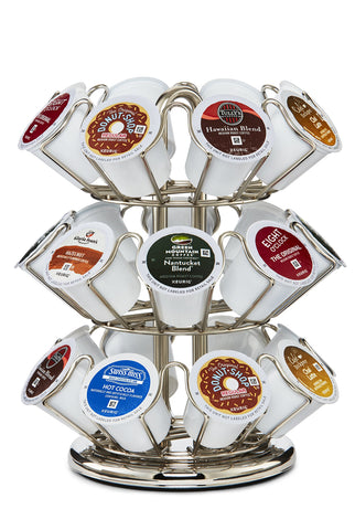 Keurig Storage Carousel spins for easy pod access during daily coffee routines.