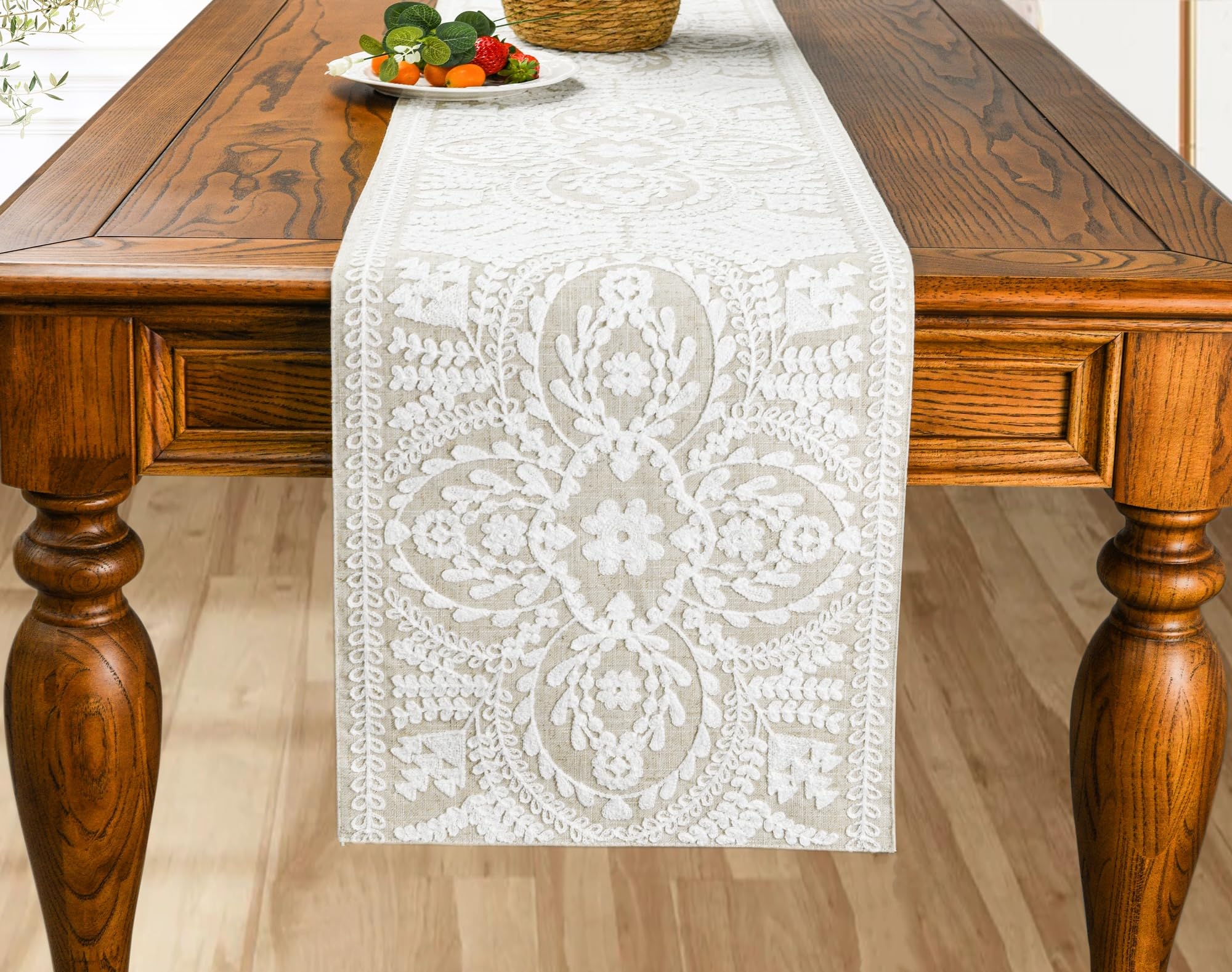 Care tips for KEVA Boho table runner to maintain fabric beauty