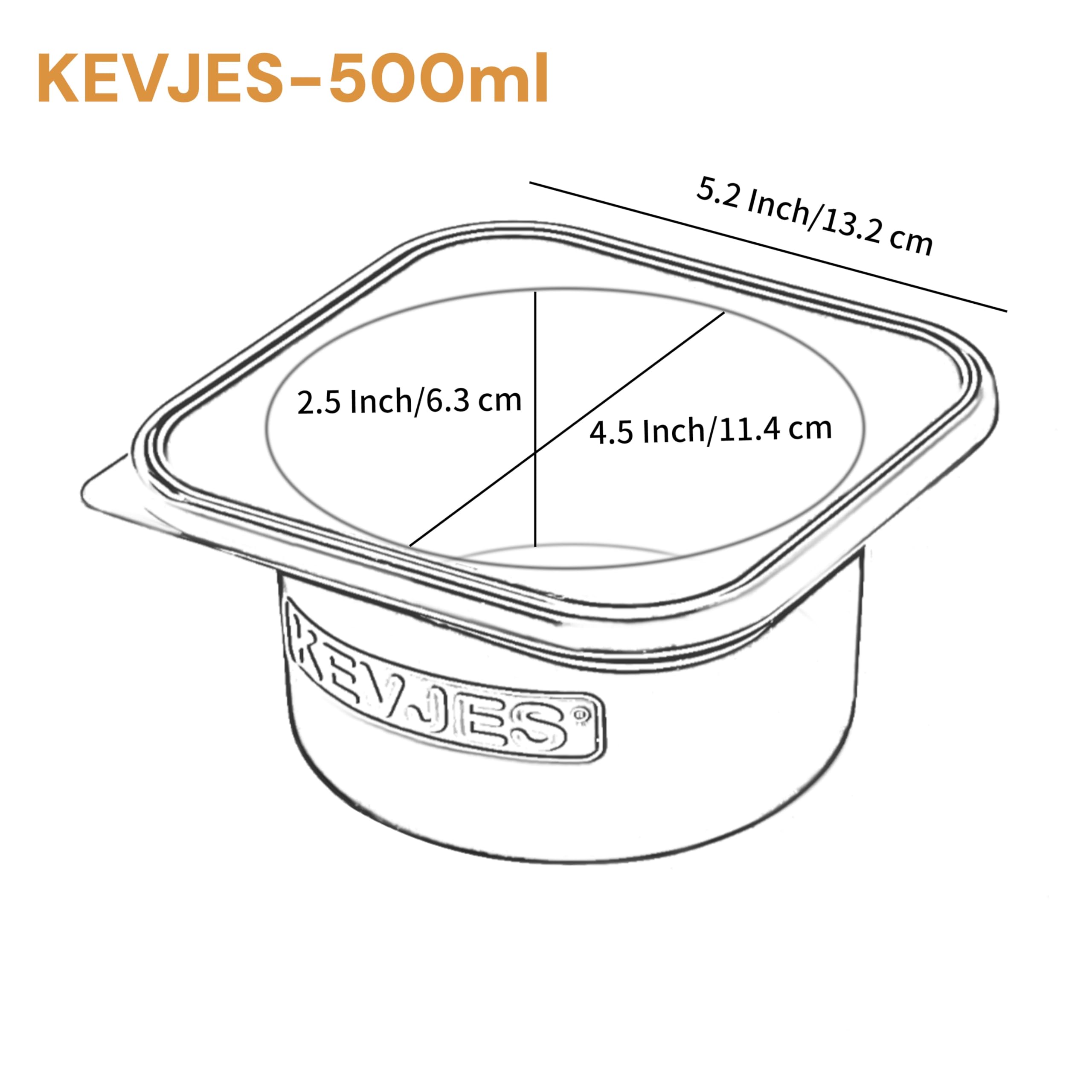 KEVJES dishwasher-safe dough container for easy cleaning