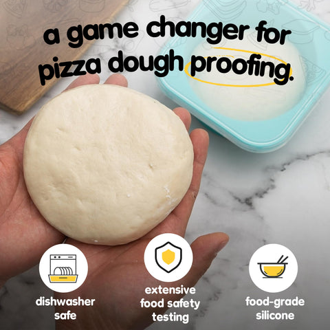 KEVJES PLUS 1000ml airtight container preserves moisture during dough proofing