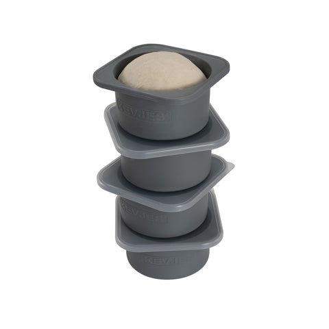 KEVJES PLUS 1000ml dough proofing container with stackable lid keeps dough organized in the fridge