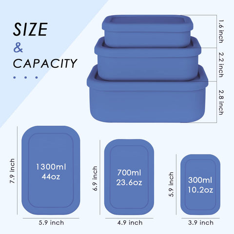 Keweis 44oz container with seal for large portions and transport