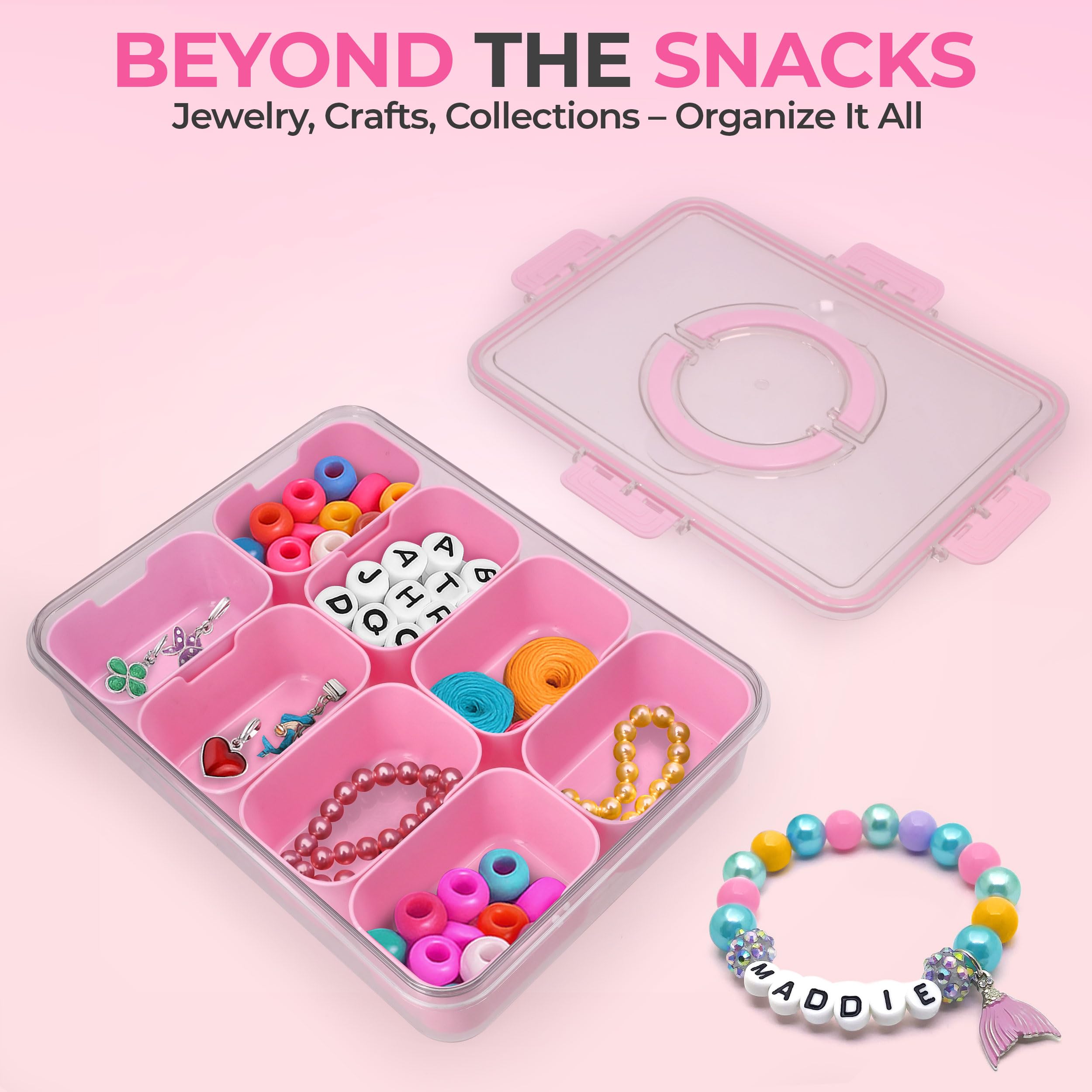 KEYVOZ Snackle Box Beach Essentials ready for sandy snacks.