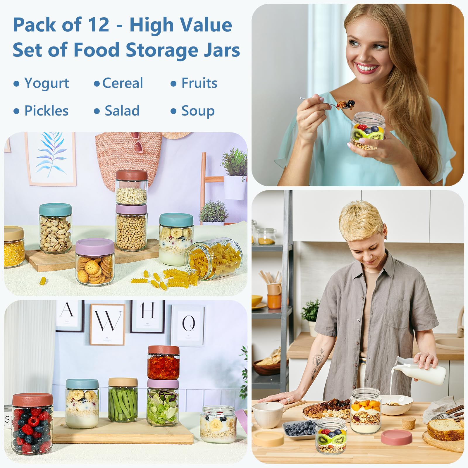 Compact 10oz jar fits backpacks, lunch bags, and gym snacks.