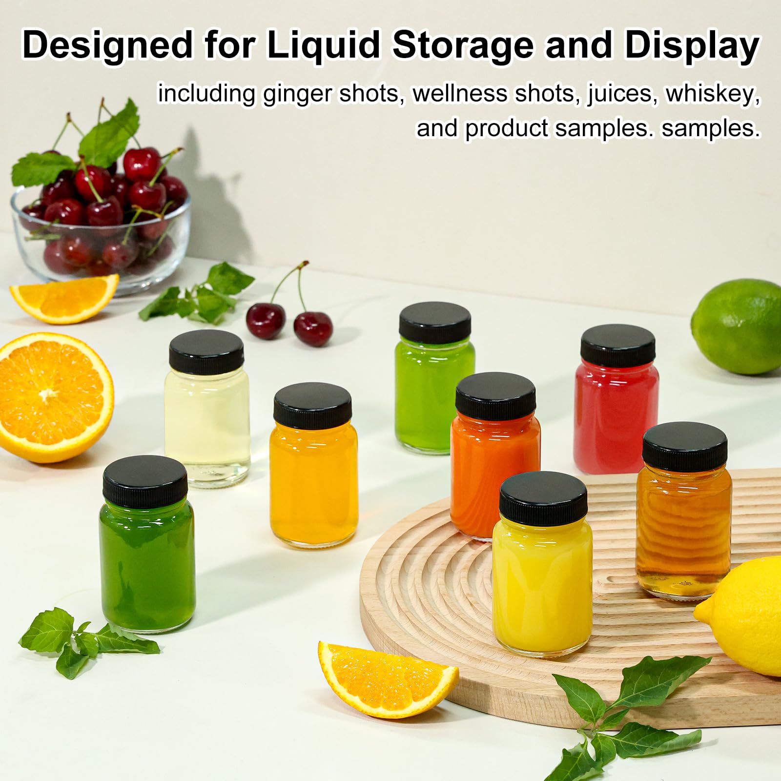 KEYWING dishwasher-safe glass bottle with screw cap emphasizes leak-proof storage.