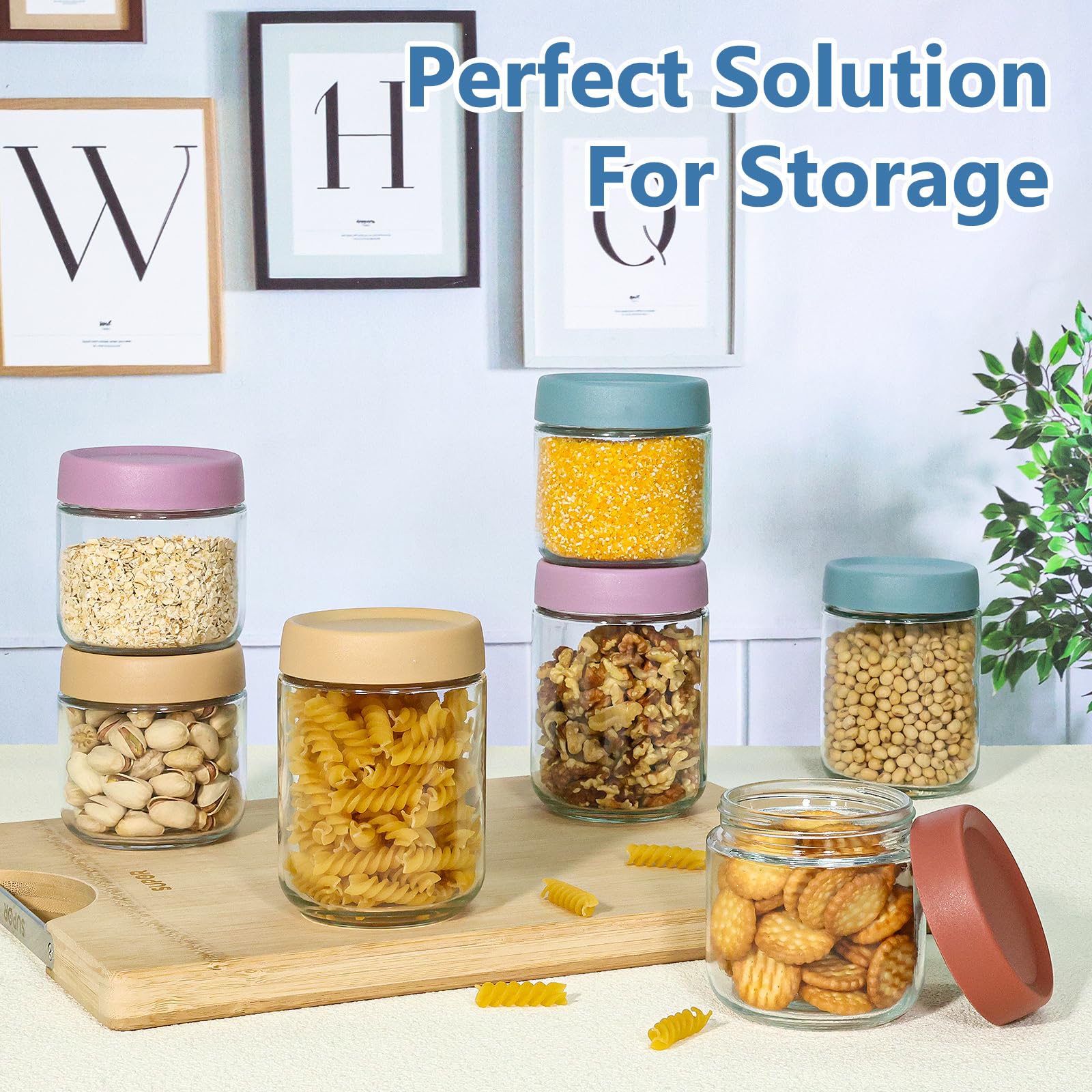 KEYWING dishwasher-safe jars simplify cleaning after meals.