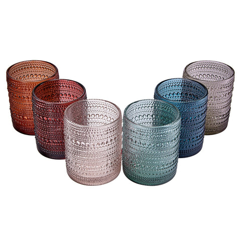 Khen durable glassware collection showcased for versatile barware.