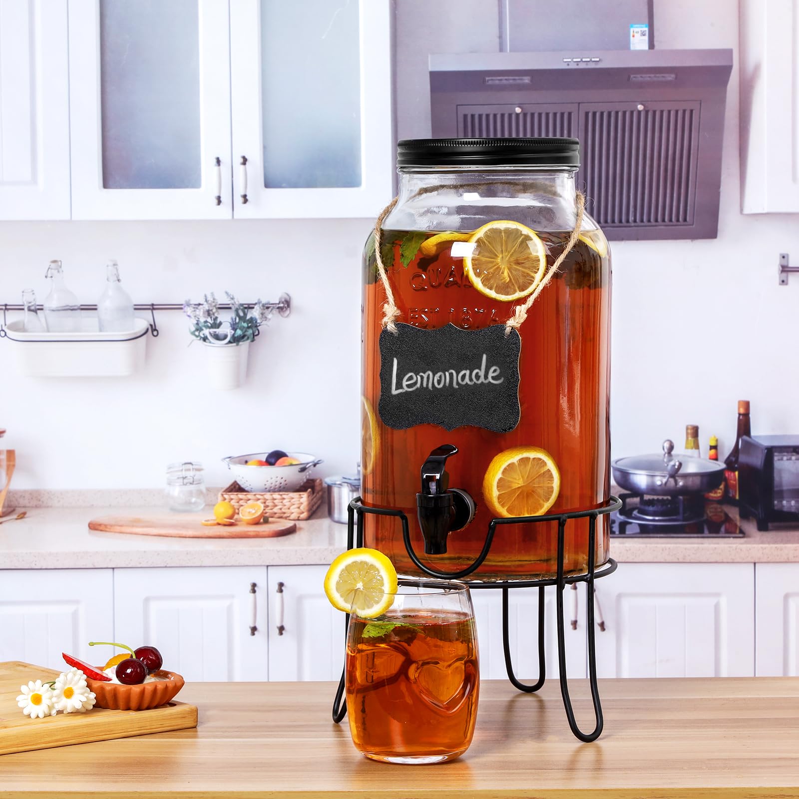 Khlotiko lemonade dispenser setup ready for table service