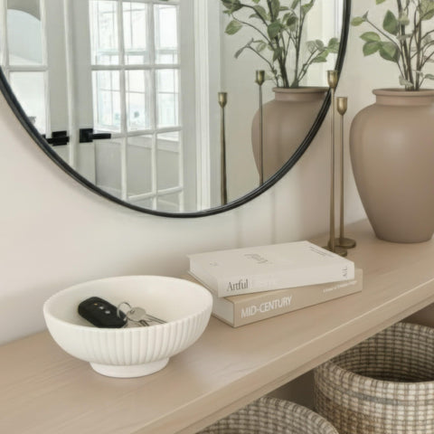 KIBAGA modern farmhouse kitchen decor bowl on table