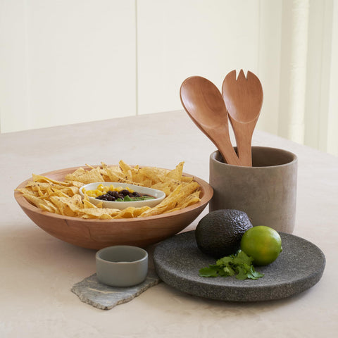 KIBAGA serving utensils in action demonstrate effortless serving and shared meals.