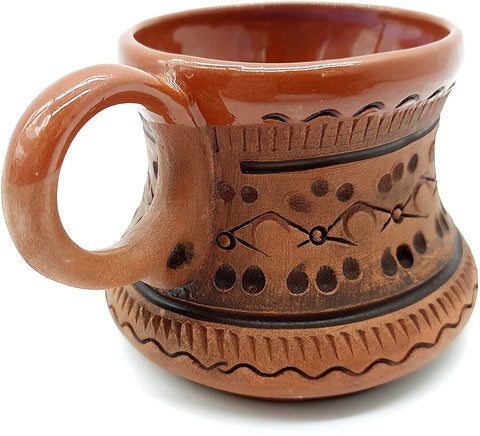 KIBS eco-friendly clay mug, natural materials for sustainable moments.