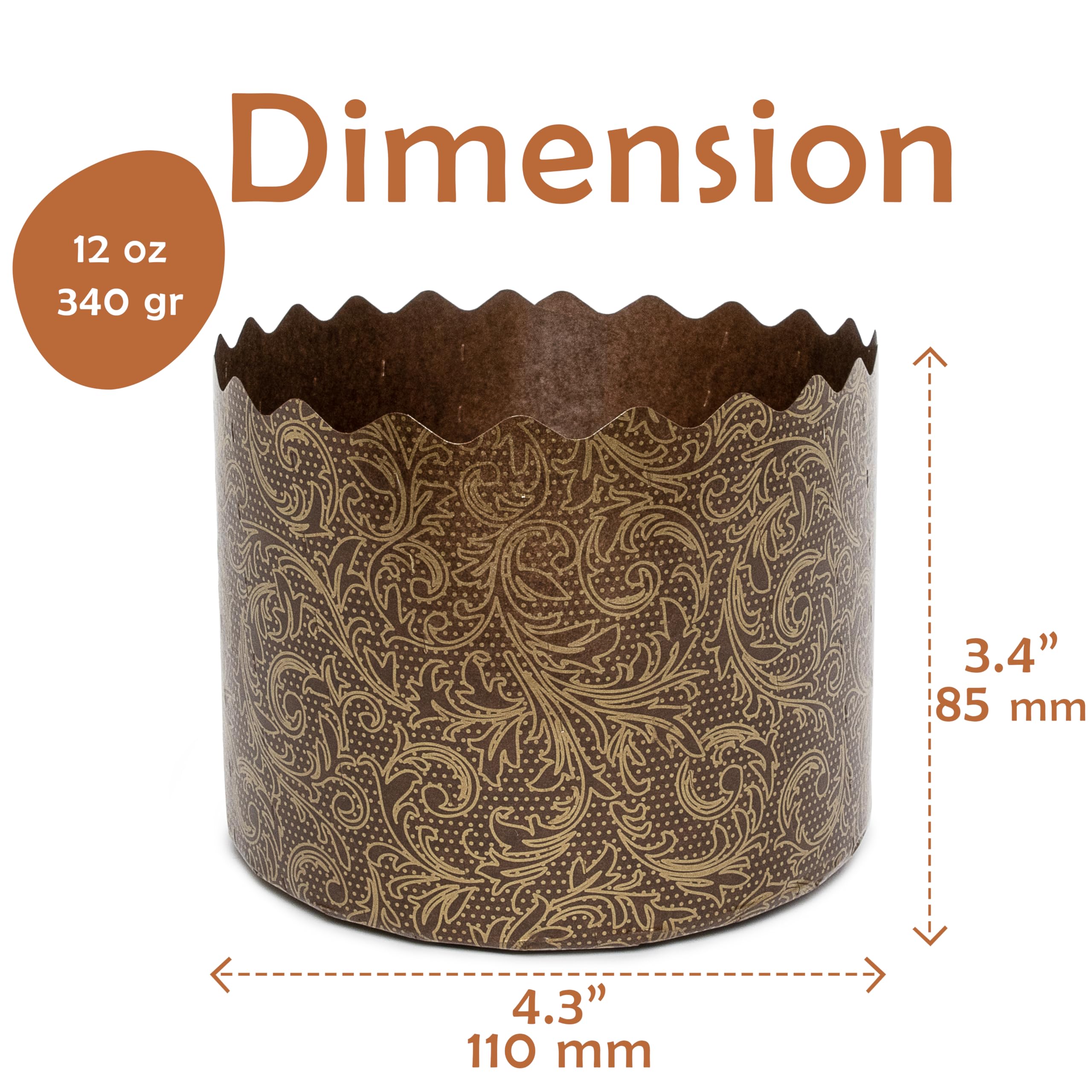 KIBS Group breathable paper molds Easter forms promote steady rise and even browning.