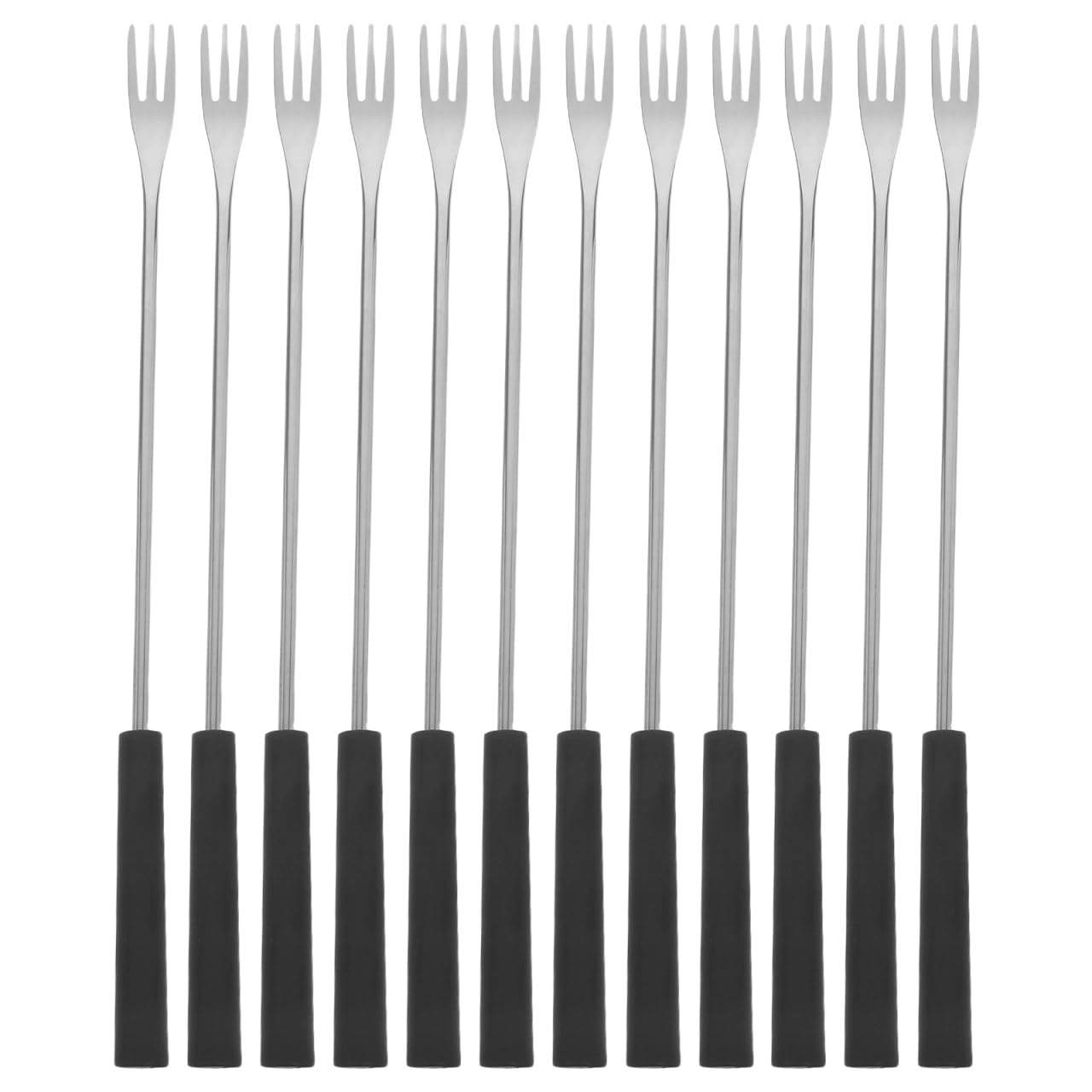 Kichvoe 12Pcs fondue forks with long handle for easy chocolate dipping.