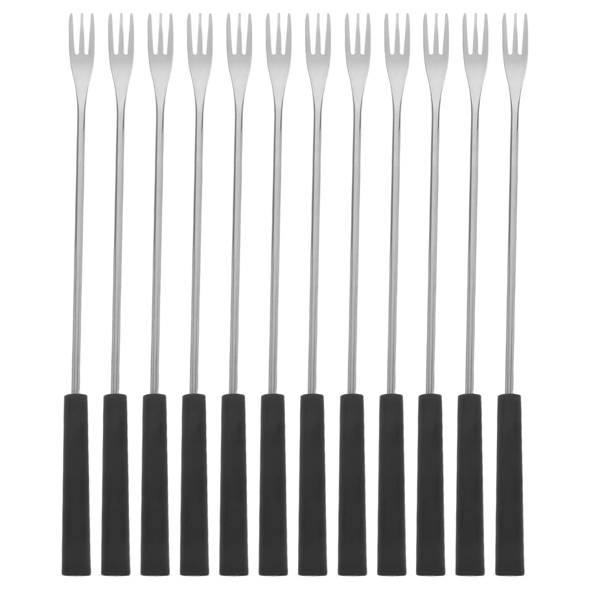 Kichvoe 12Pcs fondue forks with long handle for easy chocolate dipping.