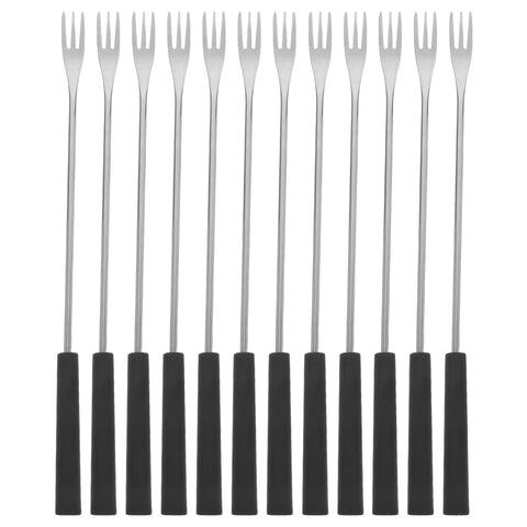 Kichvoe 12Pcs fondue forks with long handle for easy chocolate dipping.