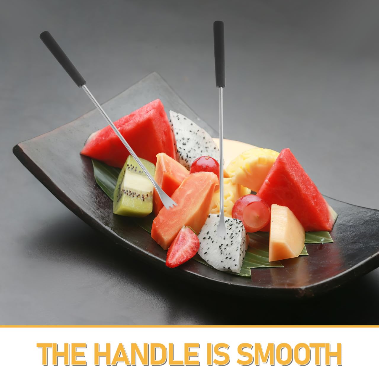 Kichvoe chocolate fountain dipping sticks for smooth, clean servings.