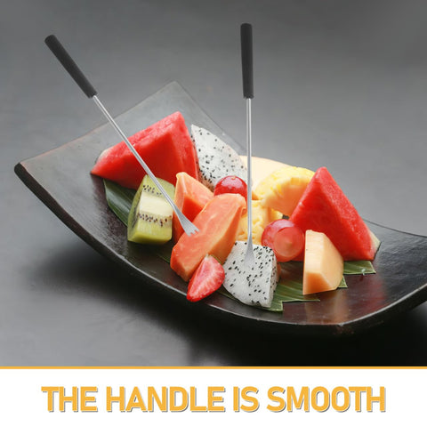 Kichvoe chocolate fountain dipping sticks for smooth, clean servings.