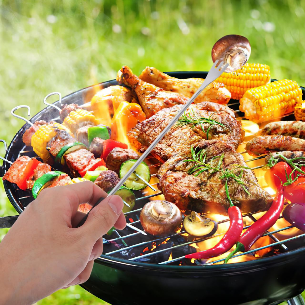 Kichvoe fruit cheese marshmallow dipping forks versatile dessert tools.