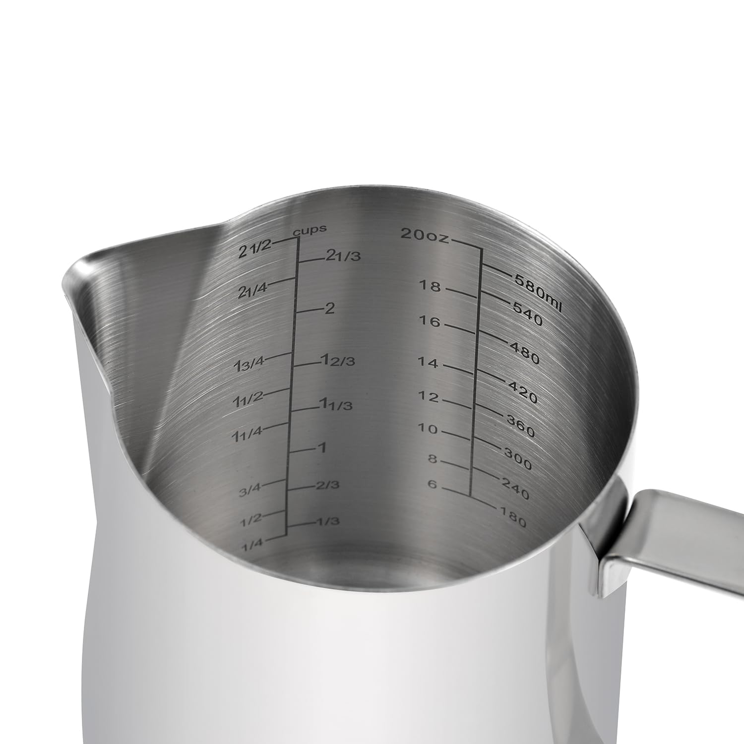 Kichwit measuring cup with pour spout designed for clean, drip-free pouring.