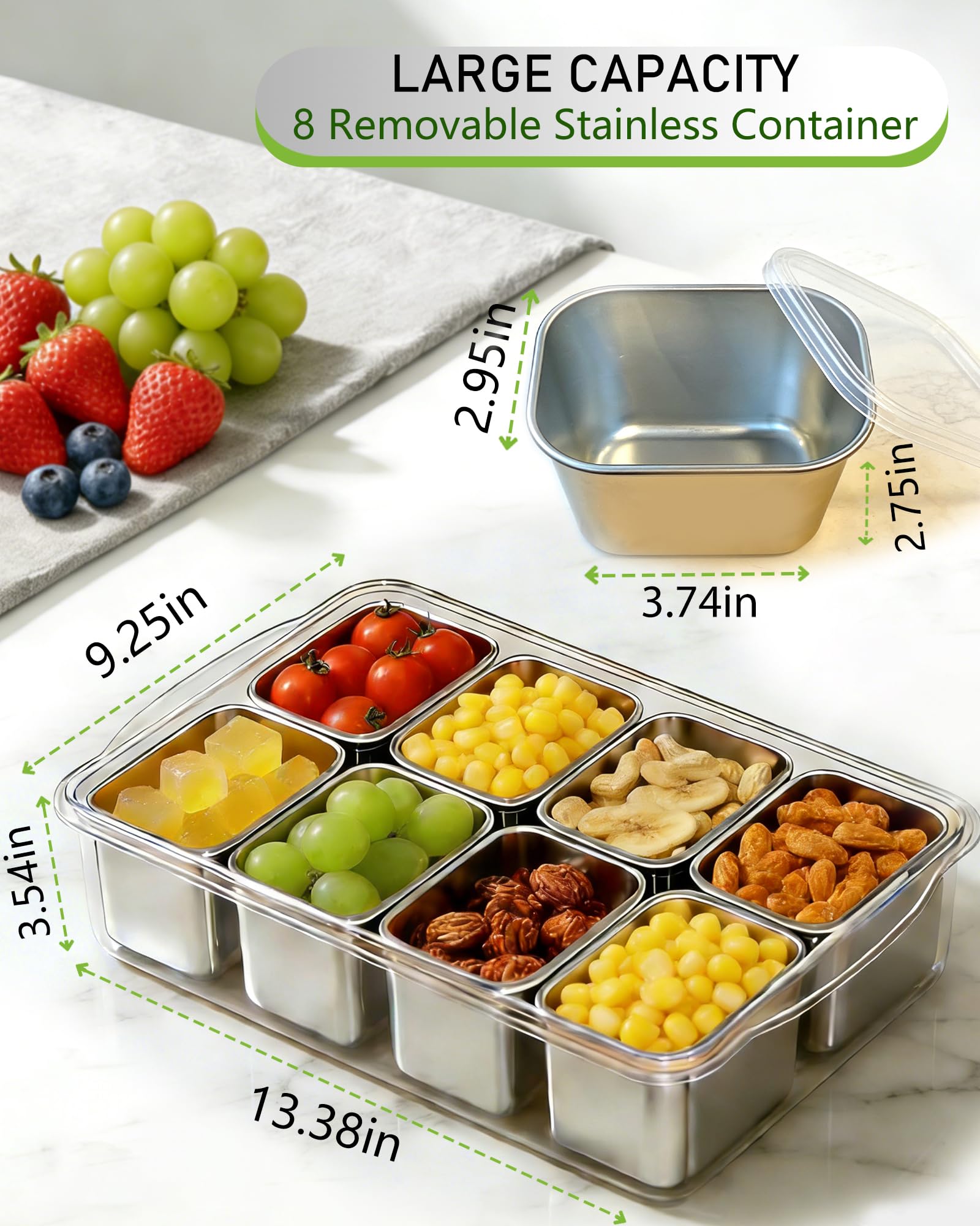 kidinit Snackle Box lid and handle for easy carrying during travel