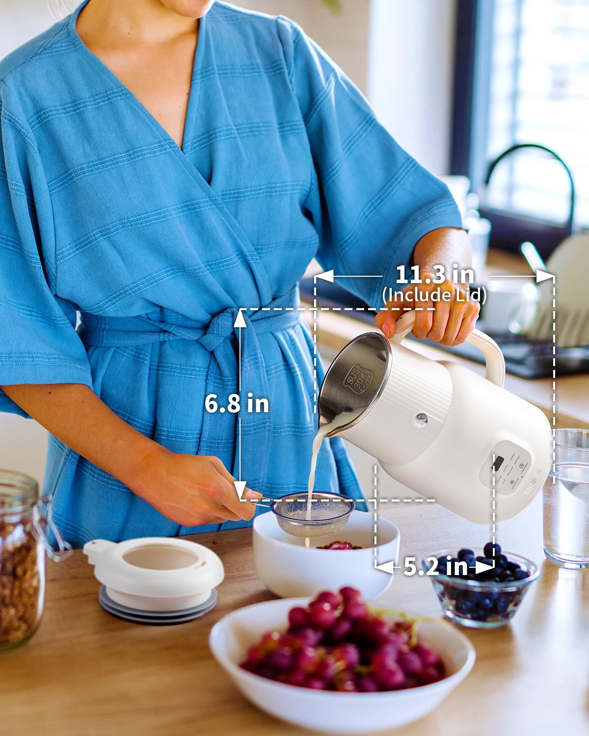KIDISLE self-cleaning function simplifies cleanup after batches.
