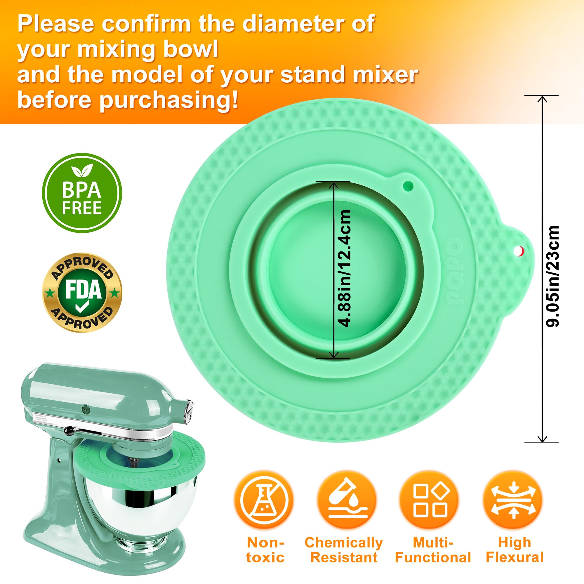 KIDOT dishwasher-safe silicone bowl cover for easy cleaning after use