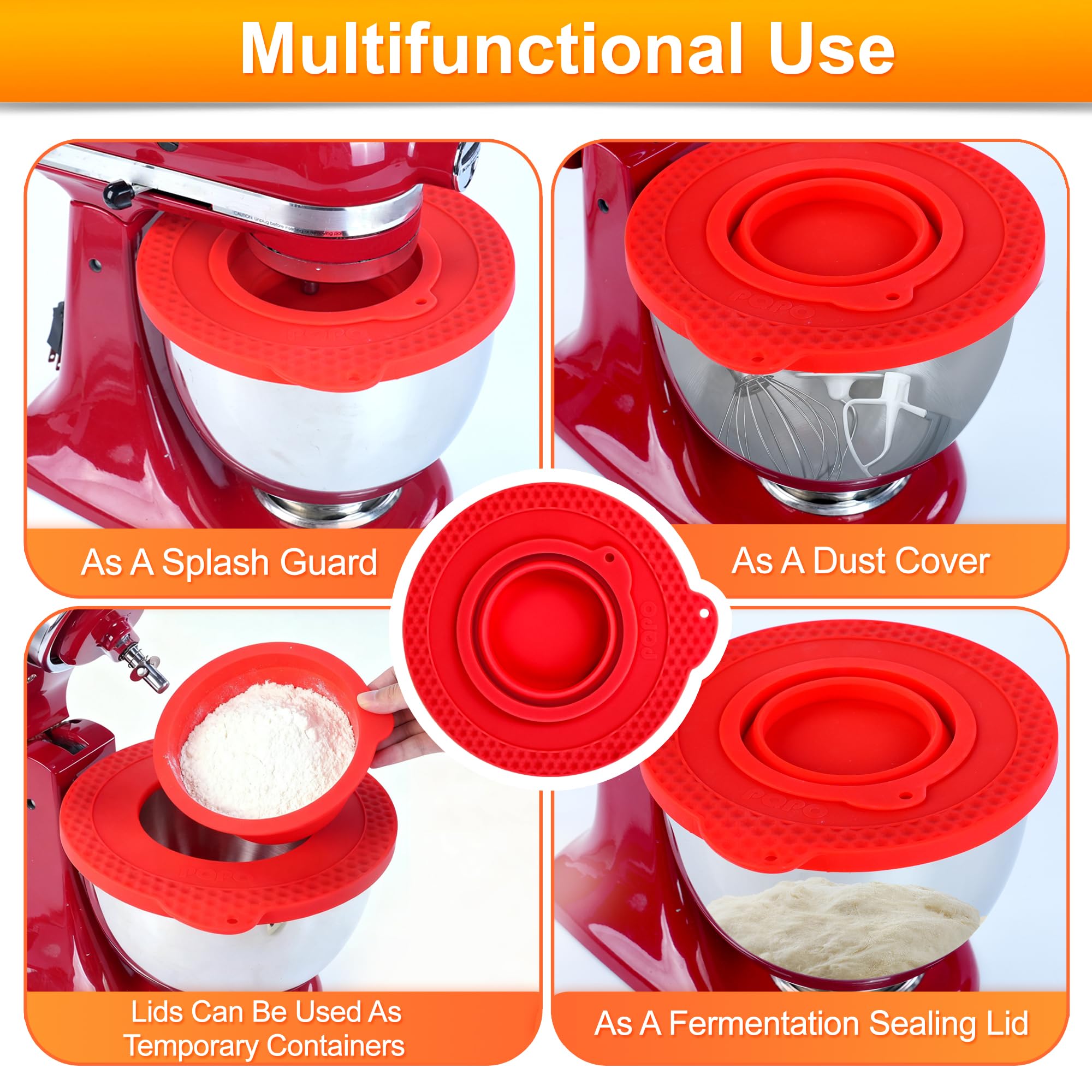 KIDOT dough-proofing friendly silicone cover with secure seal