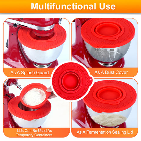 KIDOT 9-05-inch diameter lid for KitchenAid bowls.