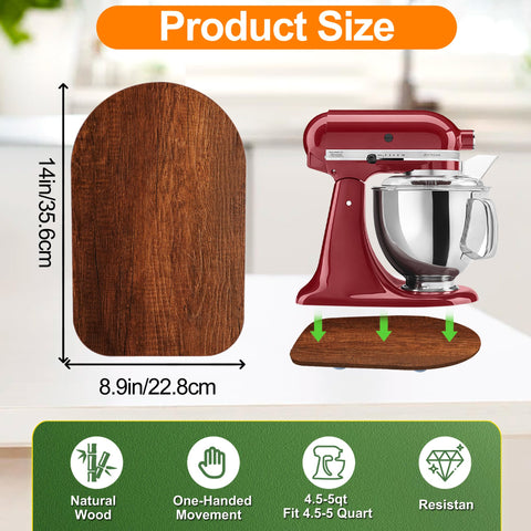 KIDOT slider protects countertops while moving the mixer during tasks.