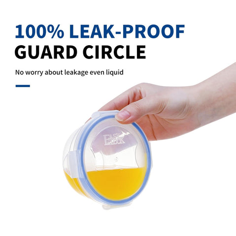 KIGI airtight leakproof bowls with lids, lid close-up, keeps foods fresh