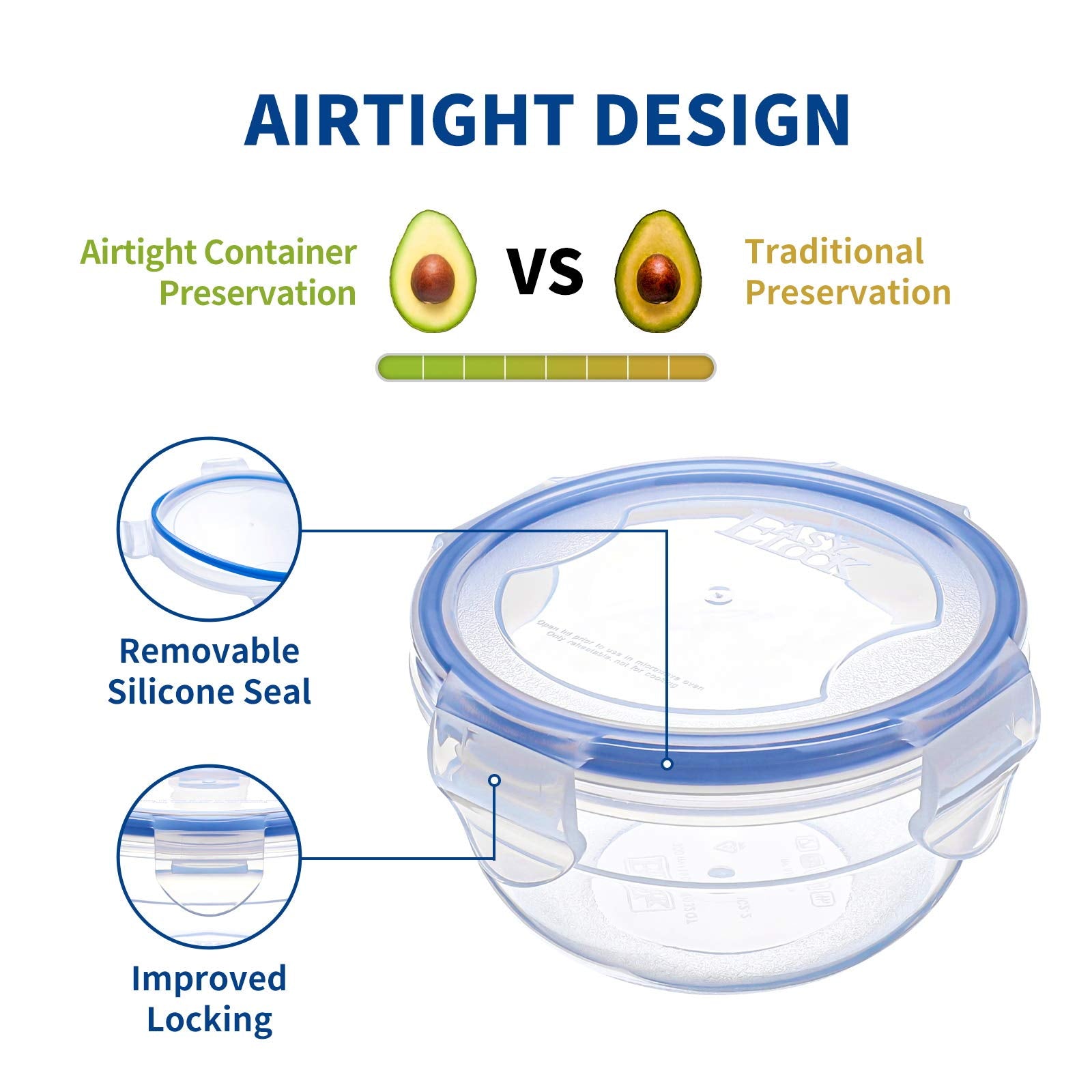 KIGI round bowls in a meal-prep setup, easy to portion and store