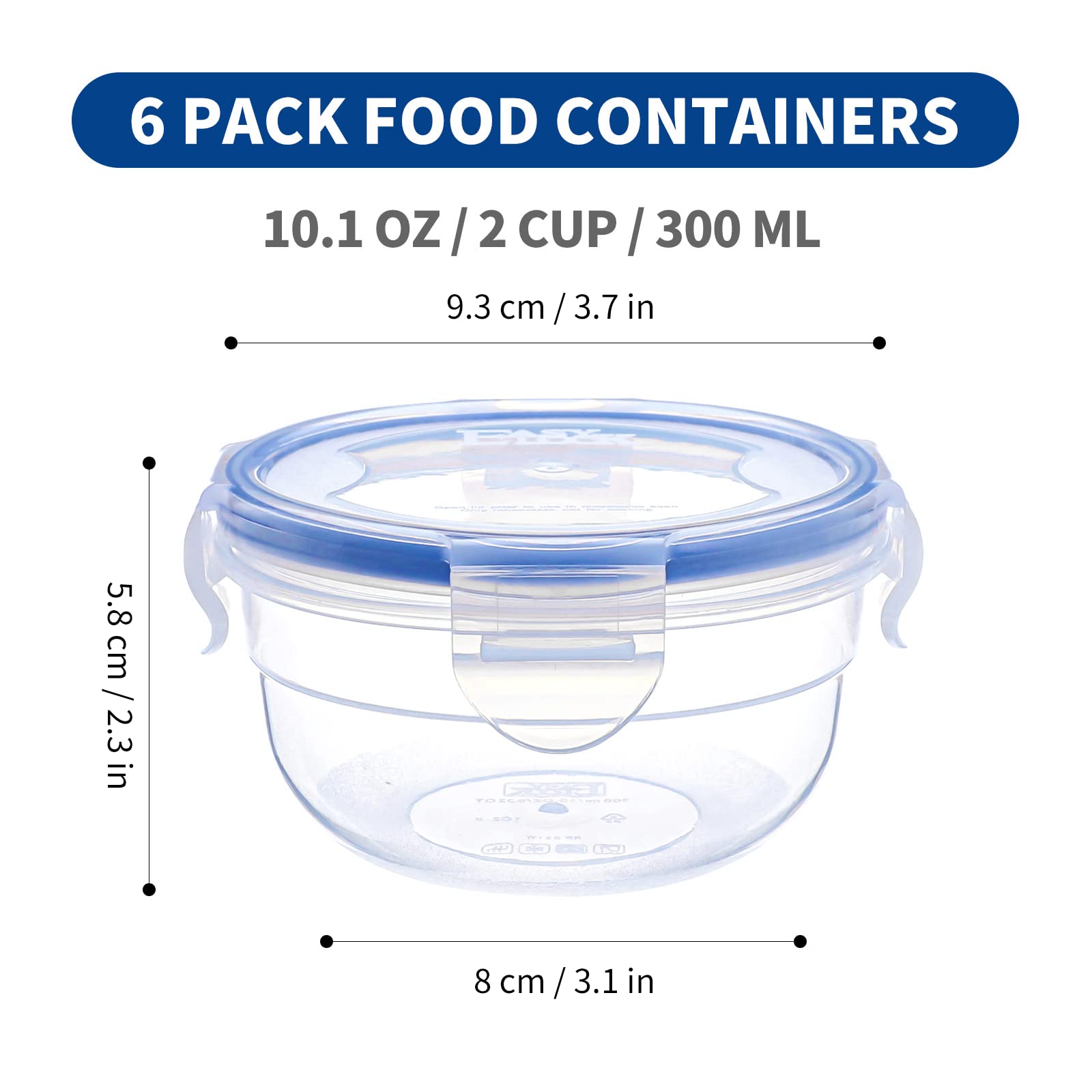 KIGI bowls made from thick PP, sturdy and reusable, easy to clean