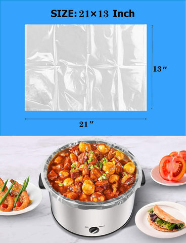 Kiginhans BPA-free slow cooker liner maintains flavor during cooking.