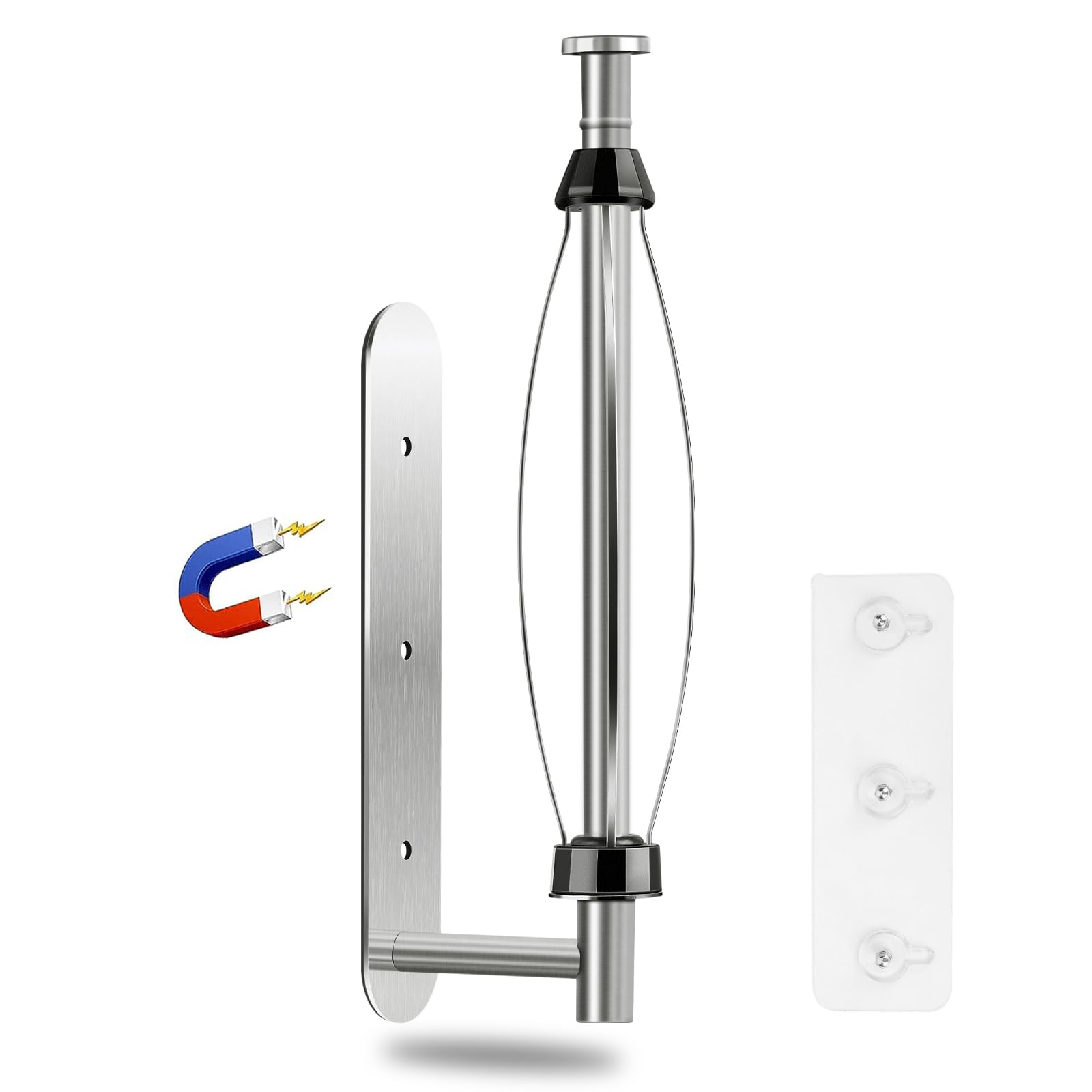 KIHOGEM magnetic paper towel holder on fridge for easy one-handed use
