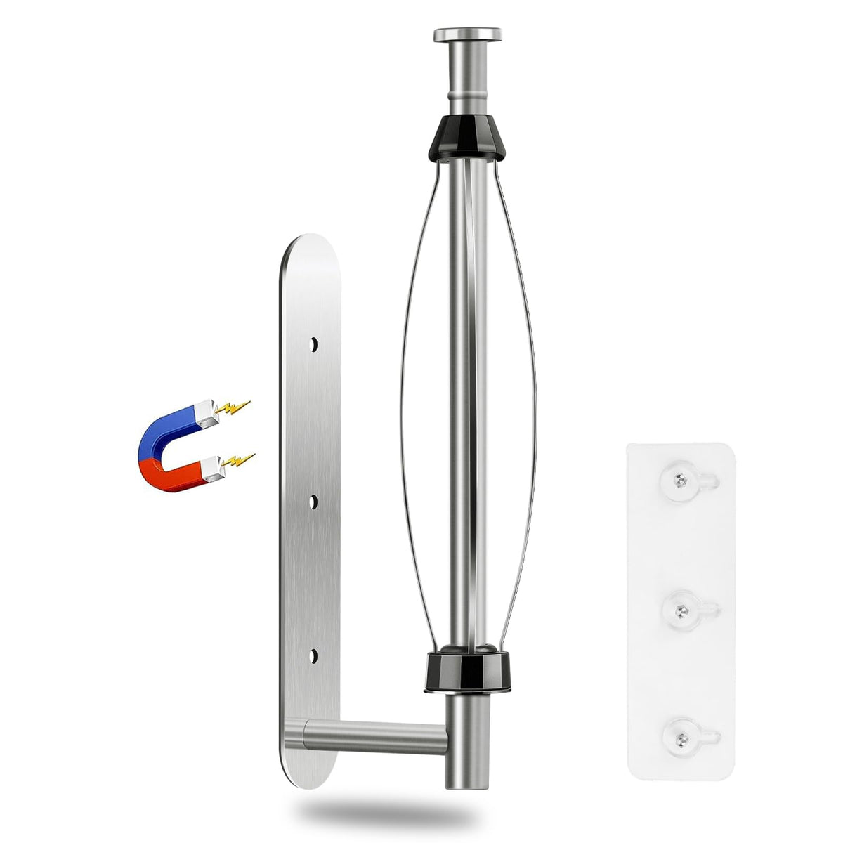 KIHOGEM magnetic paper towel holder on fridge for easy one-handed use
