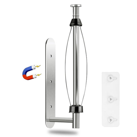 KIHOGEM magnetic paper towel holder on fridge for easy one-handed use