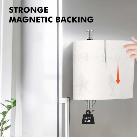 KIHOGEM wall-mount holder with damping for tidy counters